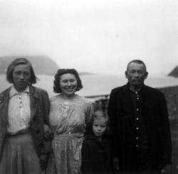 Portrett av sjøsamer, 1949.