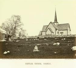 Vestnes kirke, Vestnes, Møre og Romsdal.
Fra serie norske la