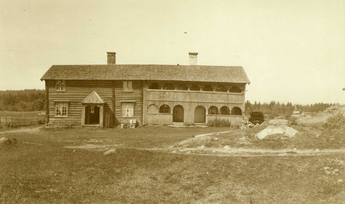 Våningshus, Kolset, Løten, Hedmark. Fotografert 1917.