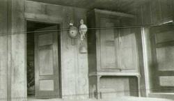 Interiør fra Buflo-stuen, malt 1835, Trysil Bygdetun, Trysil