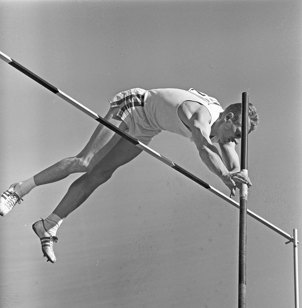 Serie. Sport. NM i friidrett på Gjøvik.
Fotografert 1964.
