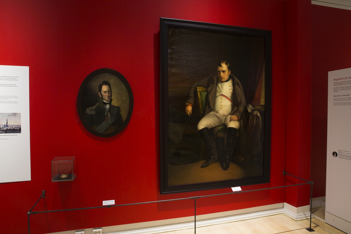 Fra utstillingen "1814 - spillet om Danmark og Norge" på Norsk Folkemuseum. Utstillingsperiode 14. januar til 31. juli 2014.