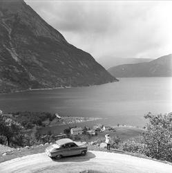 Hjølmodalen, Eidsfjord, juli 1963. Utsiktsbilde.