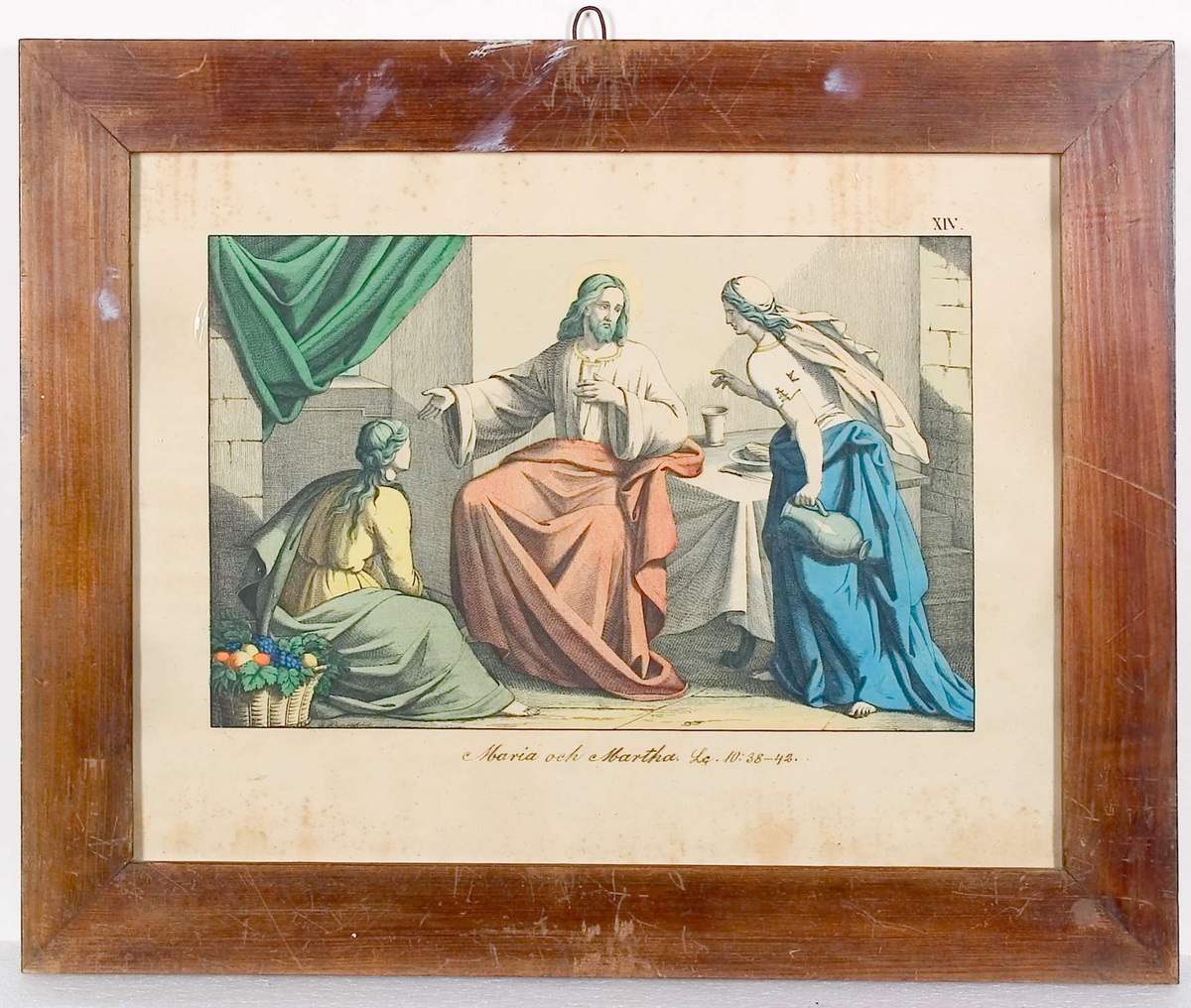 Jesus med Maria och Martha.