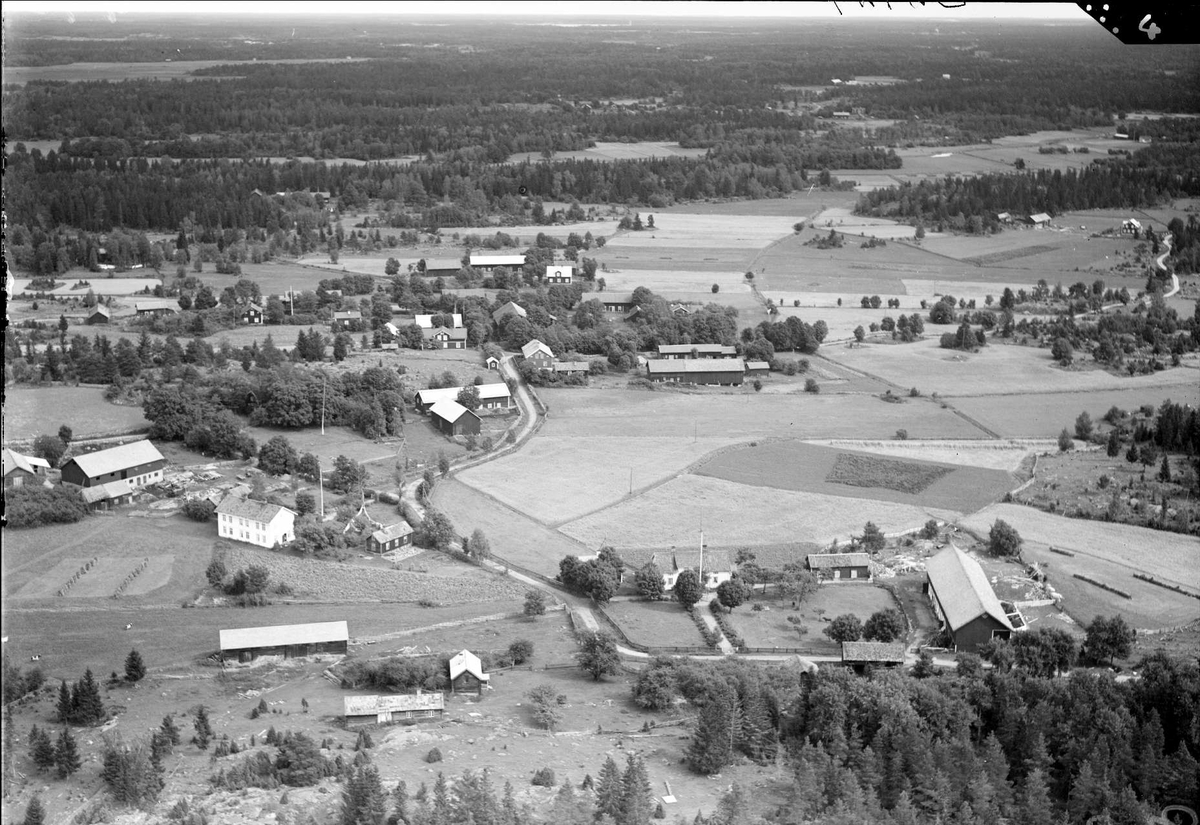 Flygfoto över Annö, Valö socken, Uppland 1936