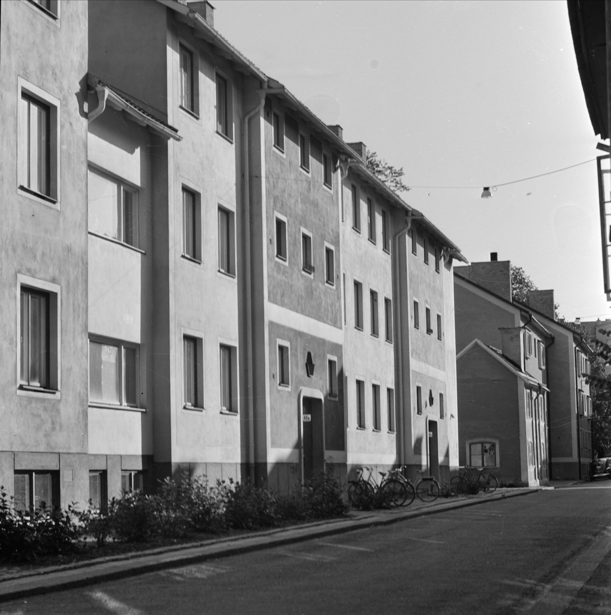 Flerfamiljshus på Svartmangatan, kvarteret S:t Lars, Uppsala