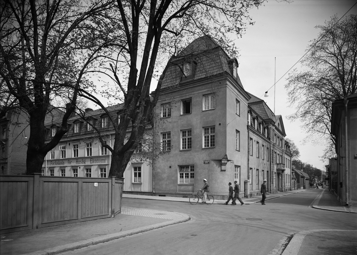 Fackskolan för huslig ekonomi, Trädgårdsgatan 14, Uppsala 1938