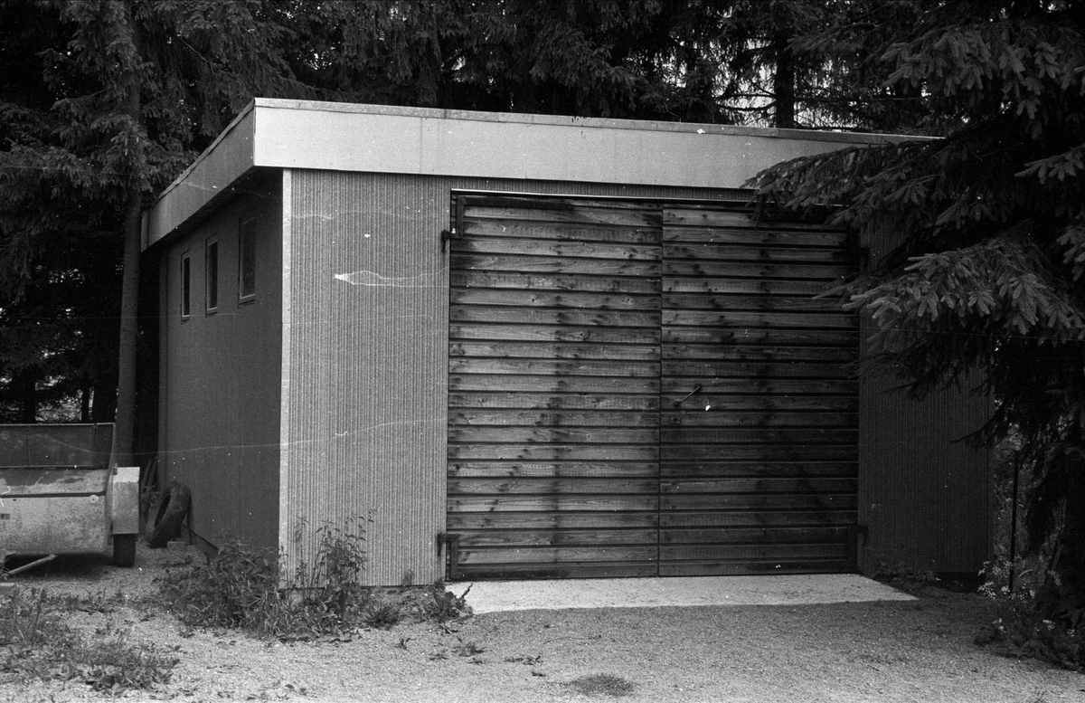 Garage, Gränbytä, Björklinge socken, Uppland 1976