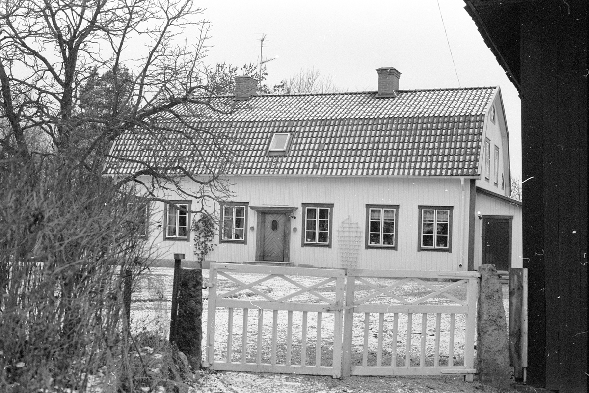 Bostadshus, Hagby prästgård (S:1), Hagby, Hagby socken, Uppland 1985