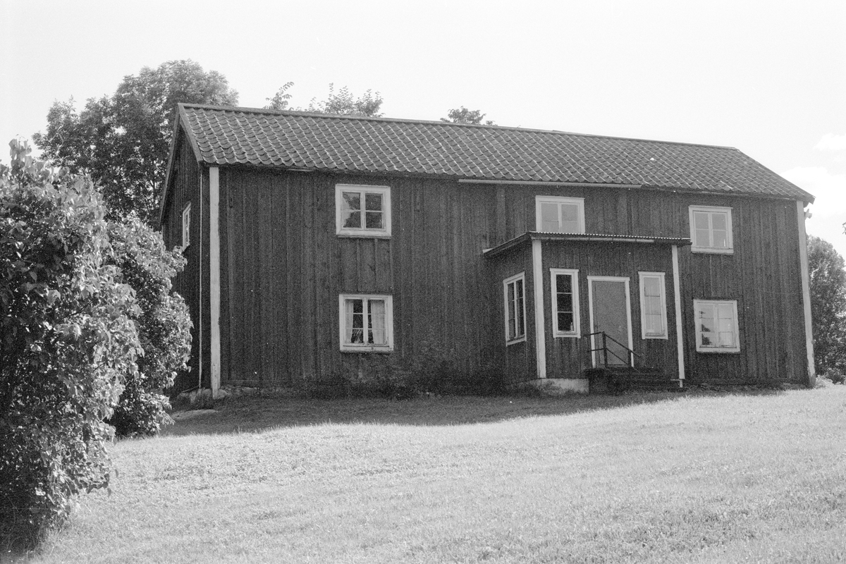 Bostadshus, Oppgården, Gränsta, Knutby socken, Uppland 1987