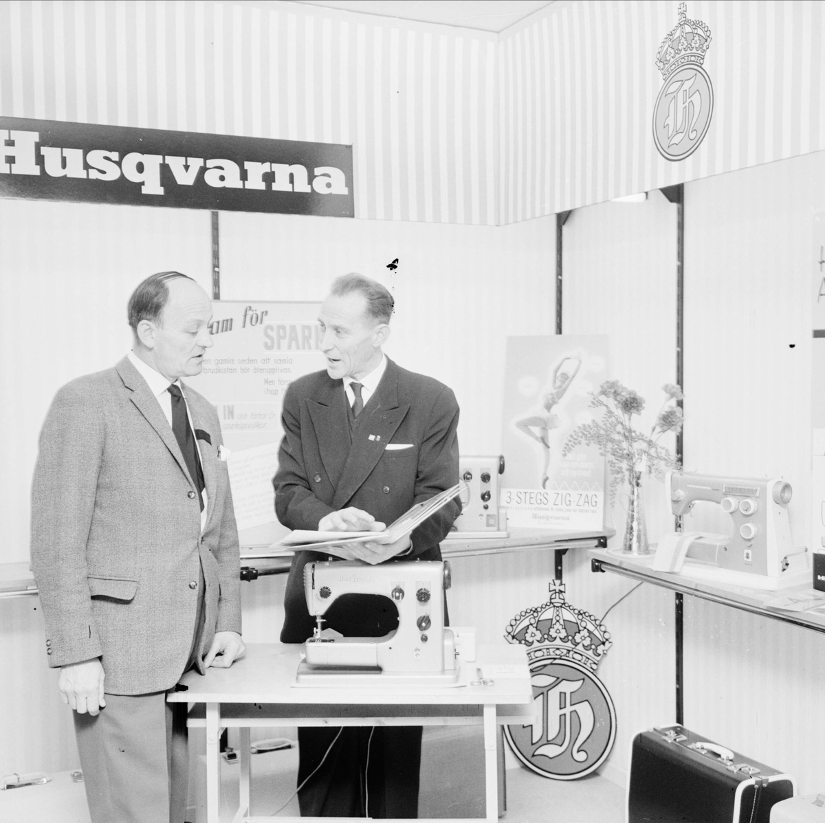 "Husqvarna - ny butik för hemapparater" - Uppsala, februari 1962
