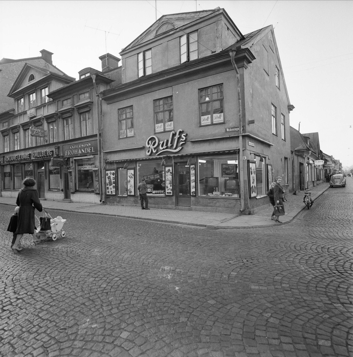 Rulfs Musikhandel, Vaksalagatan 6, Uppsala 1959