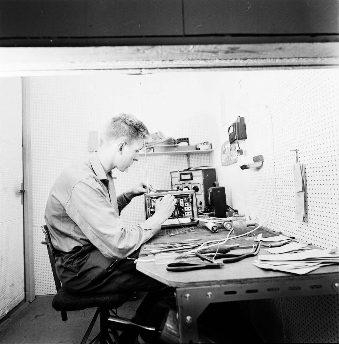 Radiofabriken, Tobo bruk, Uppland 1960