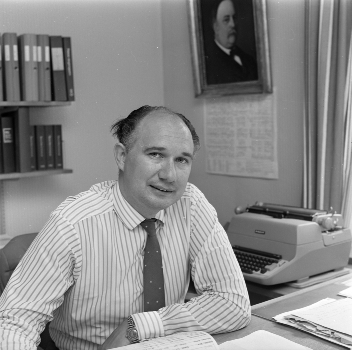 Rektor Allan Nilsson, Uppsala juli 1966
