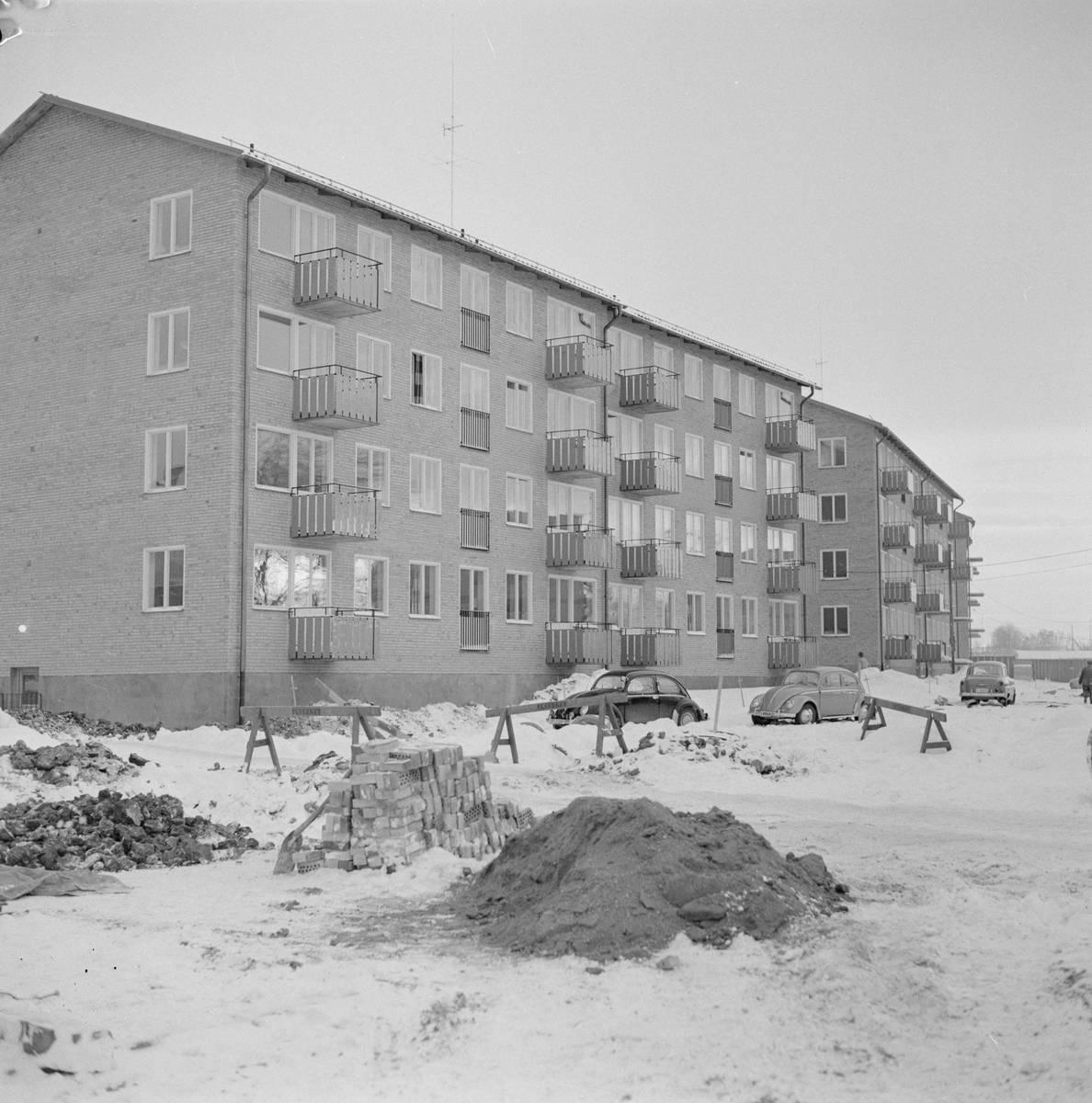 Sörmland Nerikes nation - "Triangeln och Karlsro fick igår 400 nya hyresgäster", Uppsala januari 1960