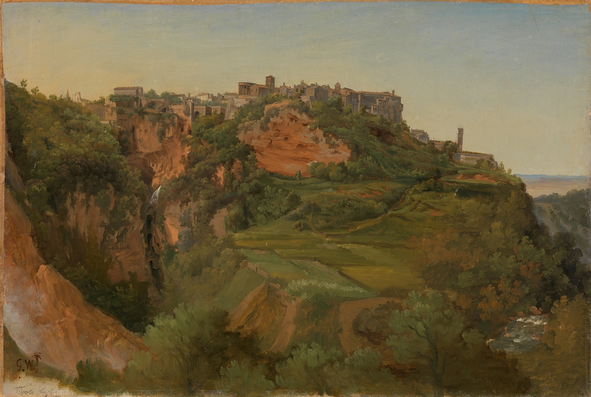 Landskap fra Tivoli [Maleri]