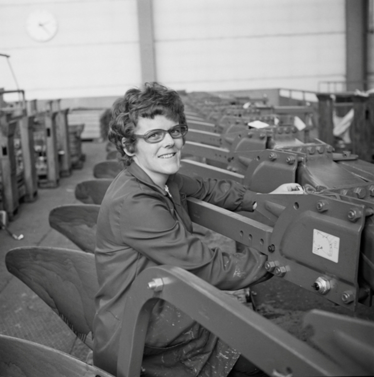 Jorunn Hadland, arbeider ved monteringsavdelingen til Kvernelands Fabrikk AS