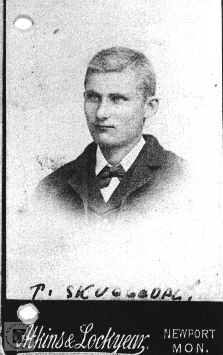 Portrett av T. Skuggedal, Søgne.