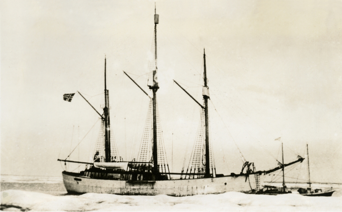Polarskipet Maud, etter endt tur 1920.