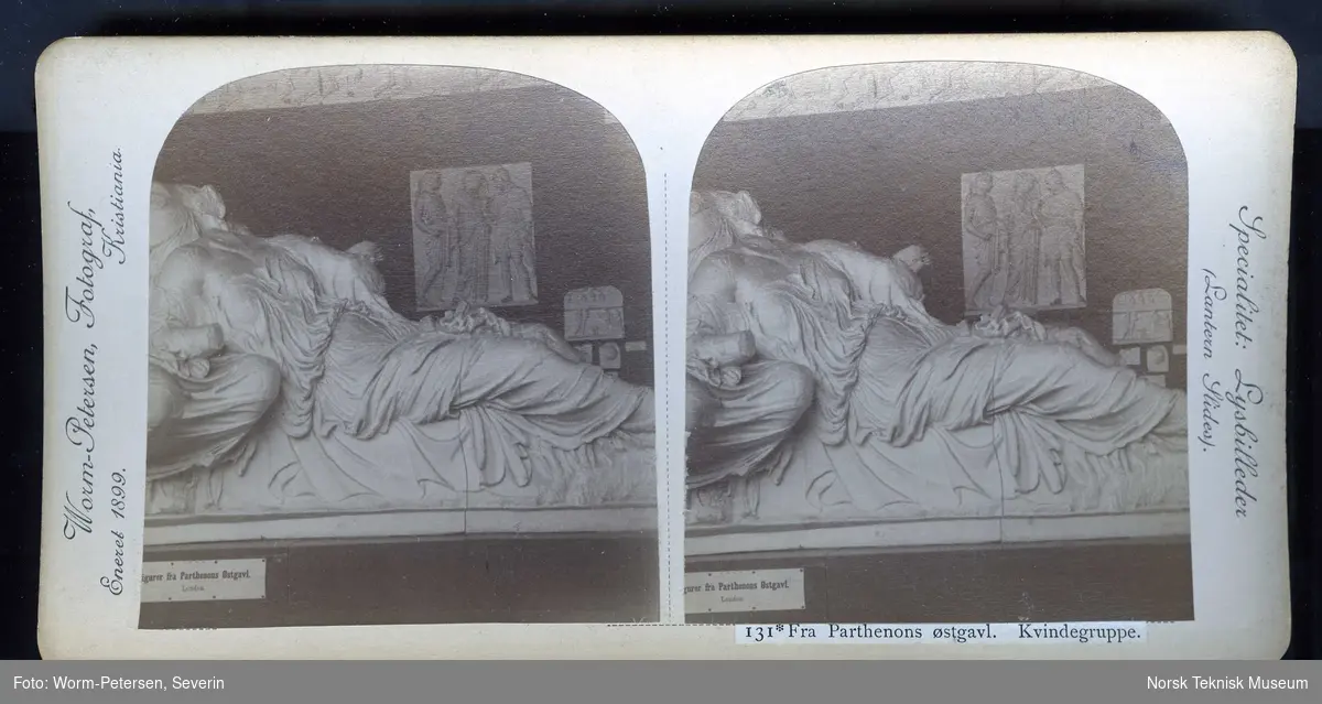 Nasjonalgalleriet, Skulpturmuseet. Fra Parthenons østgavl. Kvinnegruppe, 1899