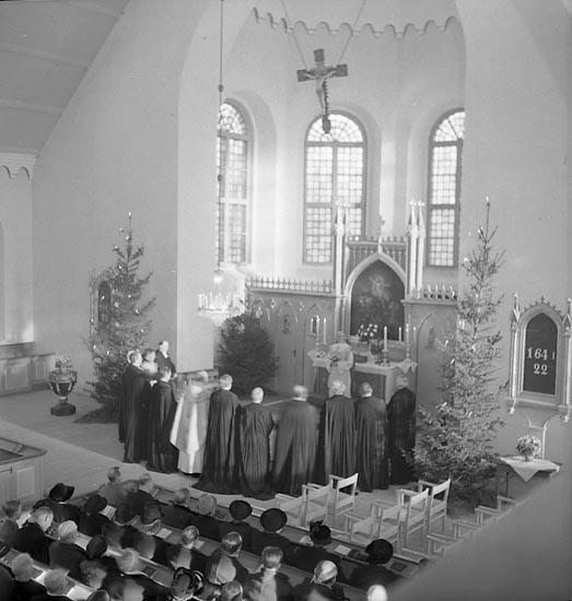 Enligt notering: "Kyrkoherdeinstallation i Kville 14/1 1949".