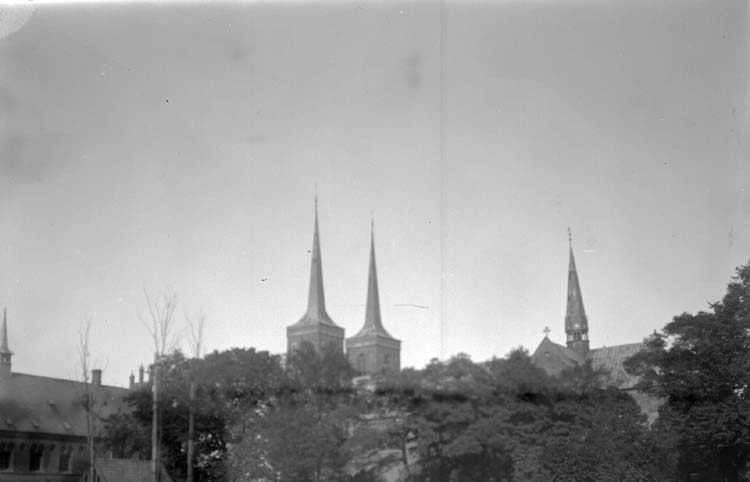 Enligt text som medföljde bilden: "Roskilde. Domkyrka sept. 1913."