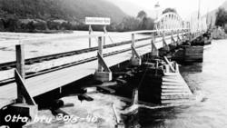 Otta bru - etter tyskernes utbedring av krigsskade "General 