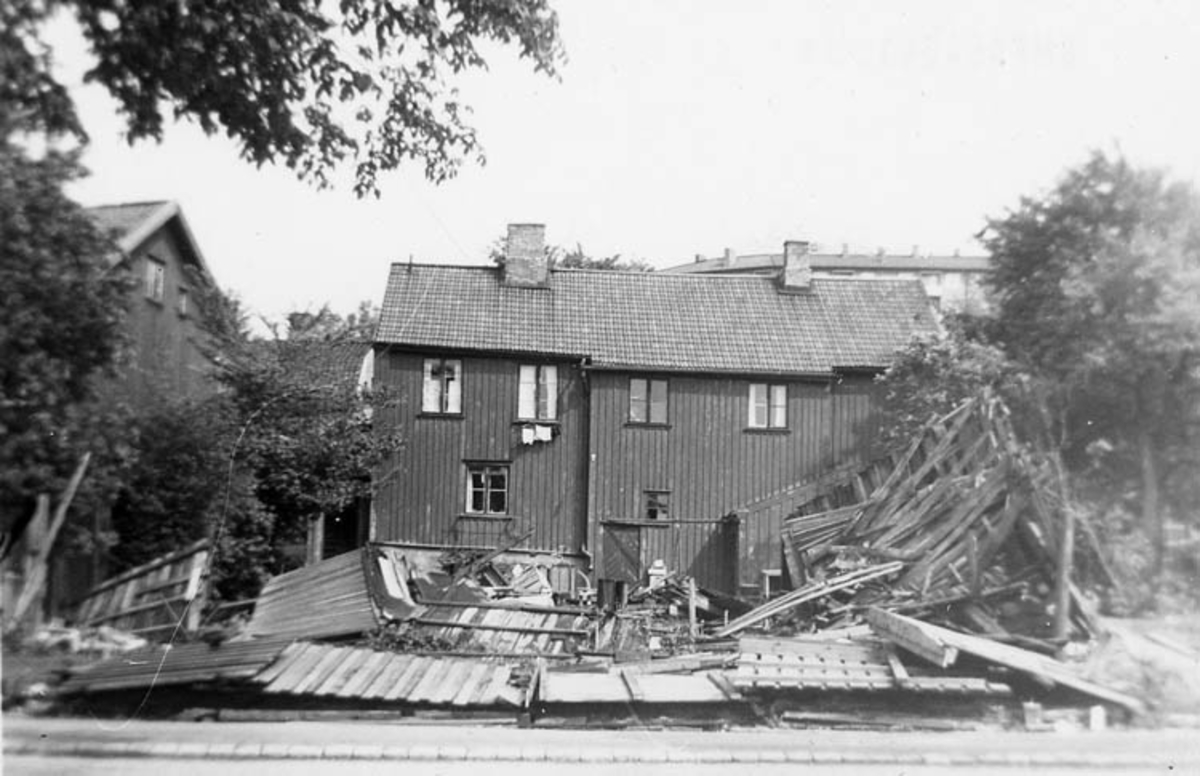 Förfallet hus i kvarteret Garvaren, Uddevalla