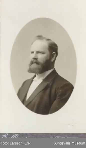 Predikant J Lundkvist, Skönvik, 1901.