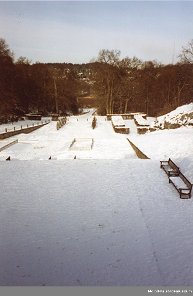 Norra trädgården, cirka 1993.