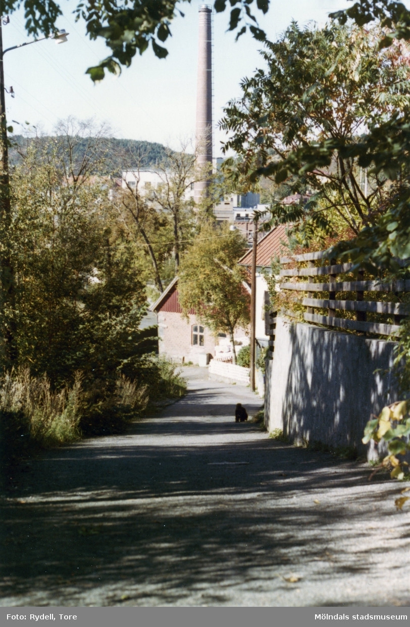 Bebyggelse vid Esbiörn Schillersgatan i Forsåker, Mölndal, på 1970-talet.