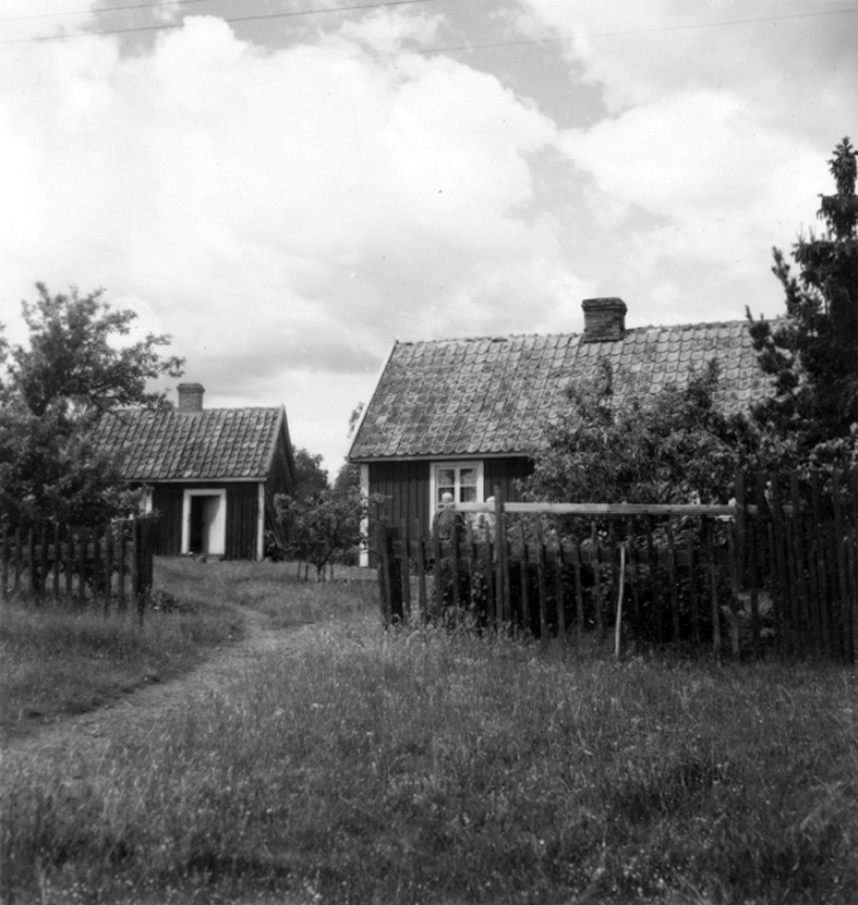 Småland, Kalmar län, Stranda härad, Ålems socken, Timmernabben. Förre skepparen Karl Bergströms hus.