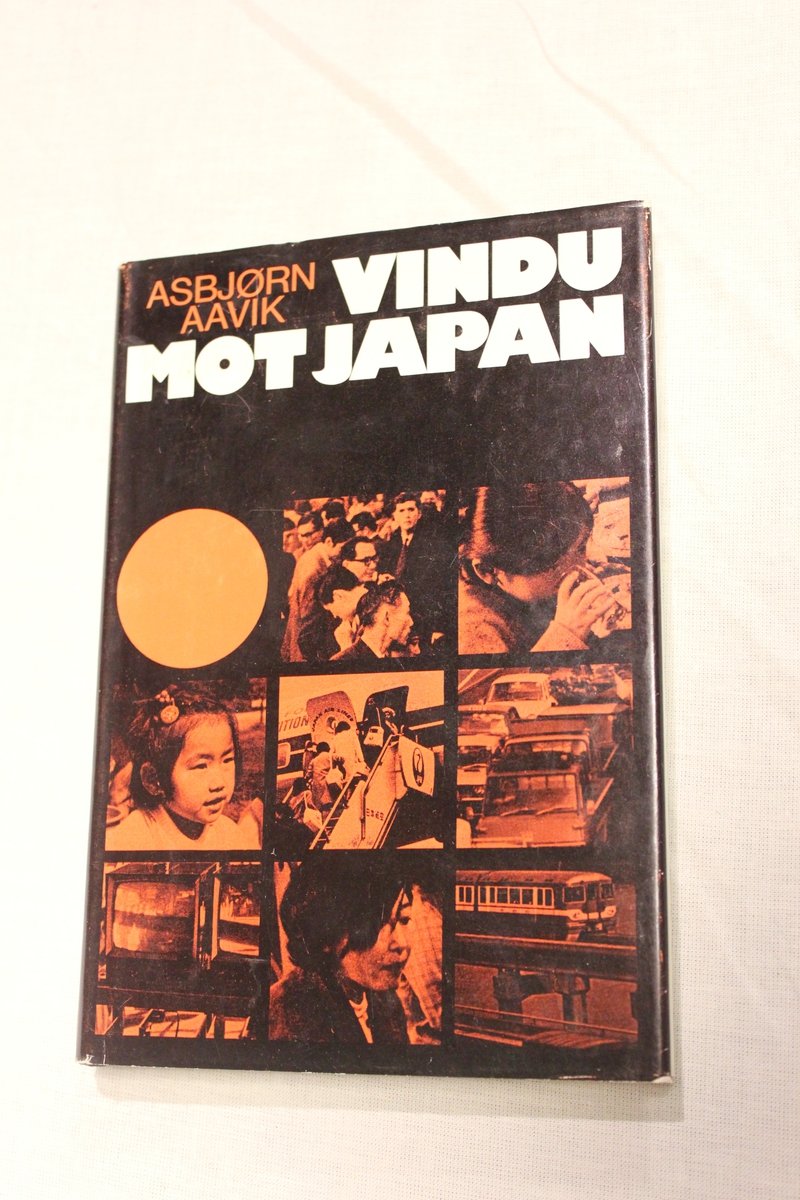 Tittel "VINDU MOT JAPAN". A/S Lunde & Co's Forlag. Grensen 19 Oslo 1. Printed 1973 Tangen trykk. Drammen.