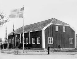 Innvielse av Snekkenesbygningen ved Borgarsysselmuseum, 1921