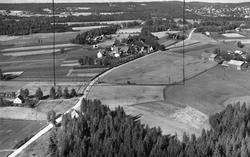 Oversiktsbilde av Haga jordbruksskole i  Eidsberg, flyfoto 2