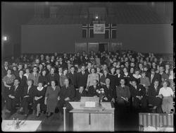 Jern og Metallfest i Folkets Hus i Sarpsborg 1951. "Vi har n