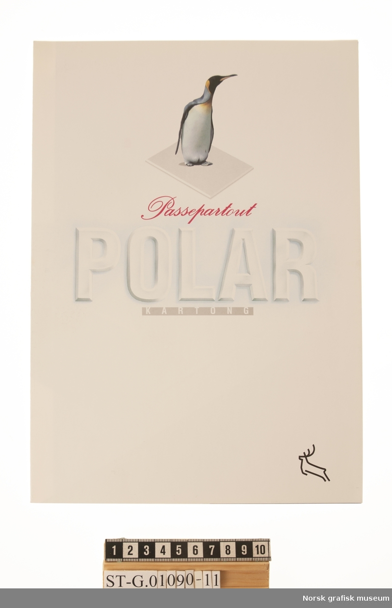 Brosjyre om produktet "Polar Passepartout" fra Rena Kartonfabrik A/S, en nøytral laminert kvalitetskartong.