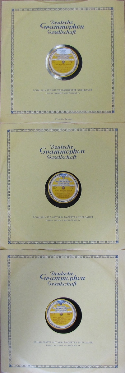 Vinylskivor, Deutsche Grammophon Gesellschaft