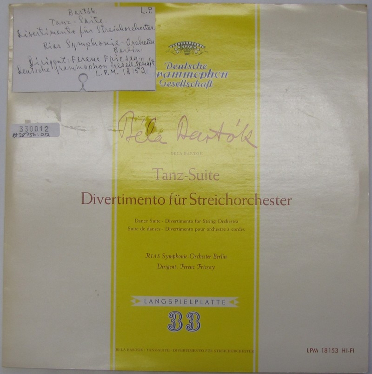 LP-skiva, Deutsche Grammophon Gesellschaft