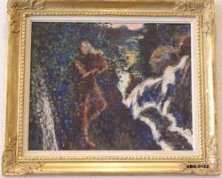 Studie til Myllarguten [Oljemaleri]