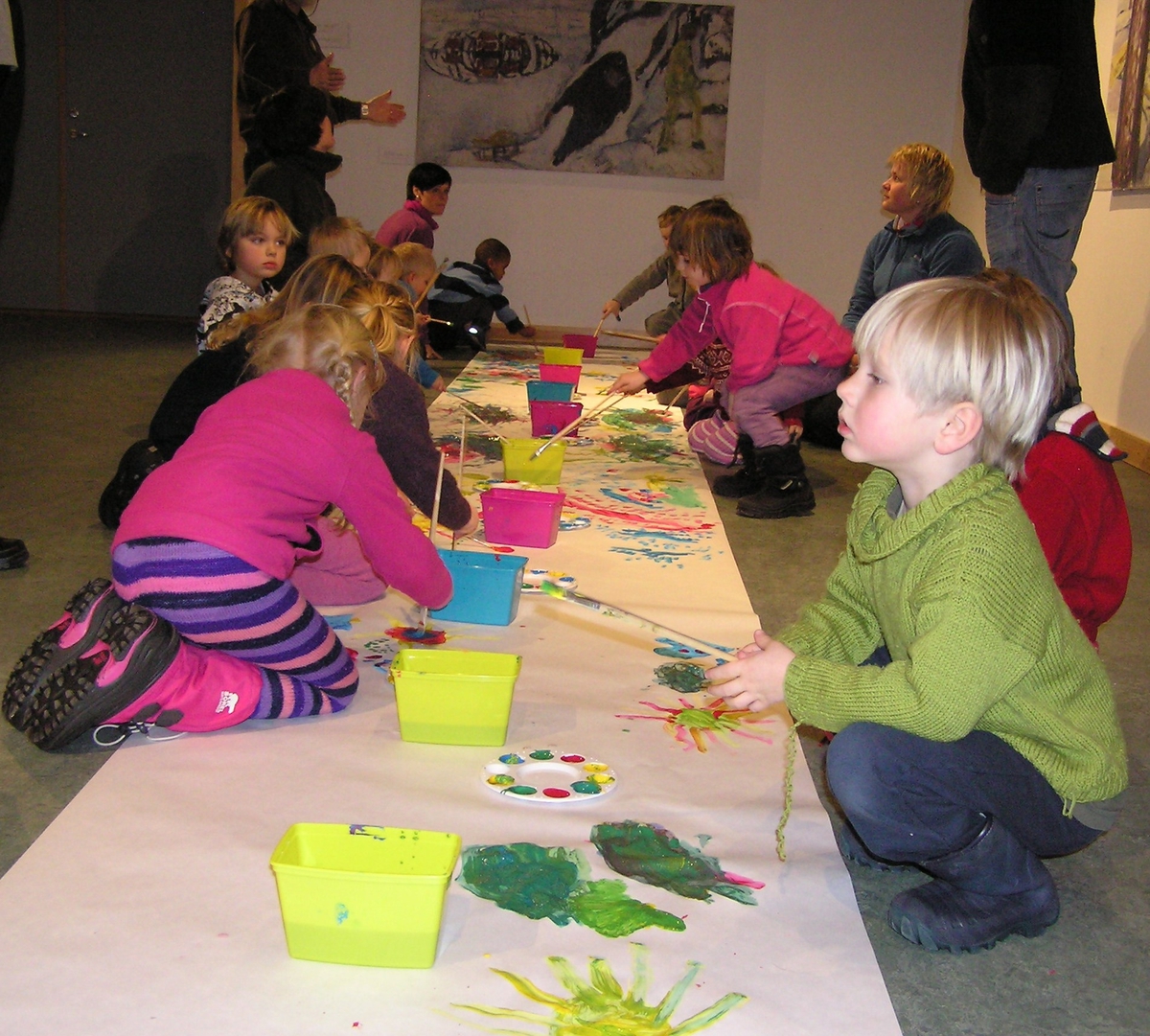 Barnas dag på Berg-Kragerø Museum.
Vinterferien 23.02.2011.