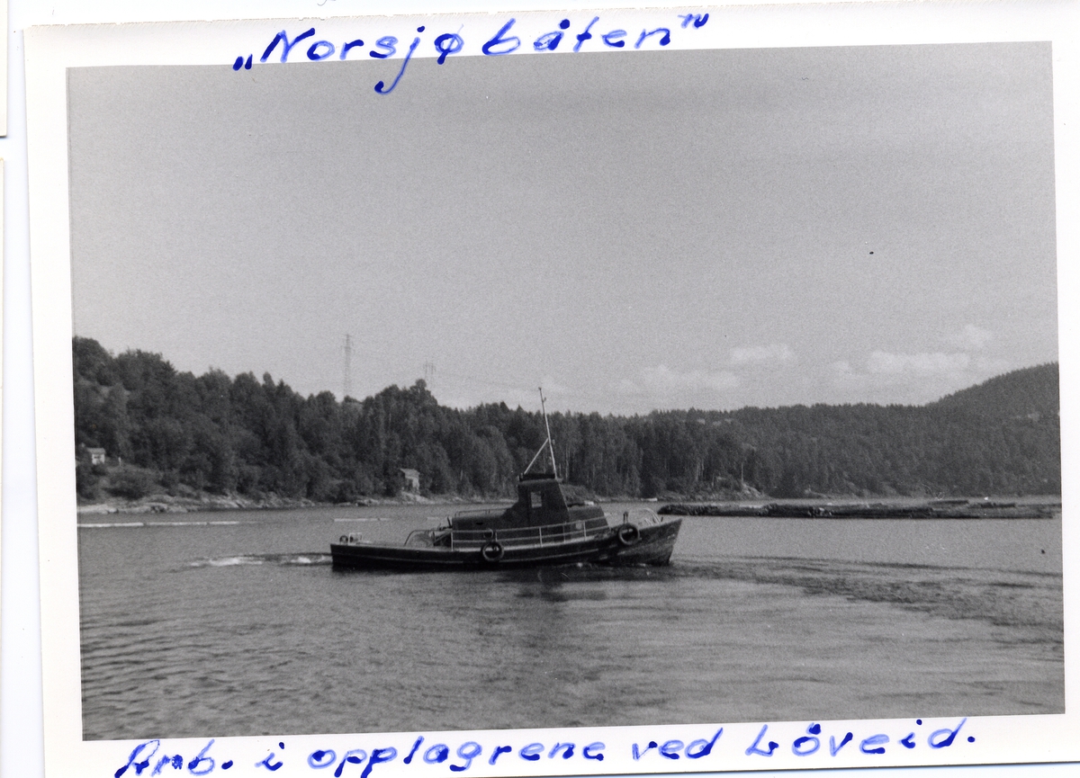 "Norsjøbåten", arbeid i opplagrene ved Løveid