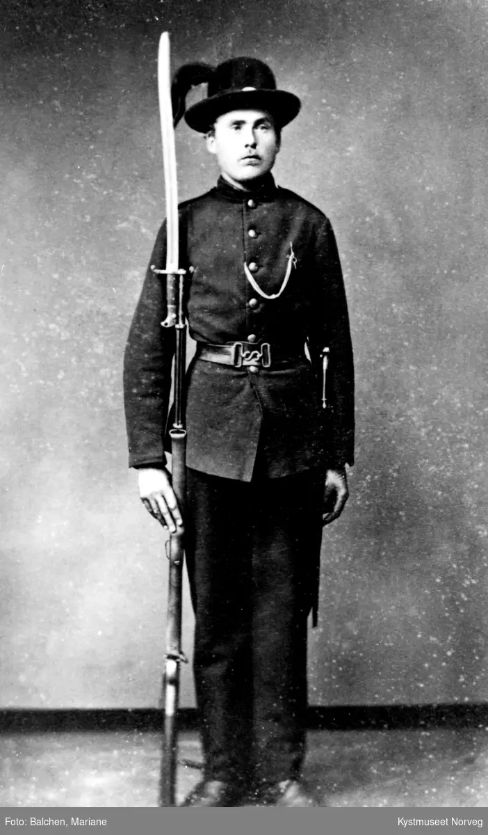 Konrad Hunnestad som soldat