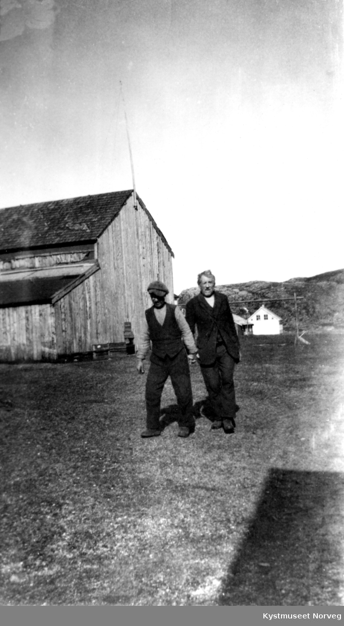 Hartvik Johansen og Edvin Gabrielsen