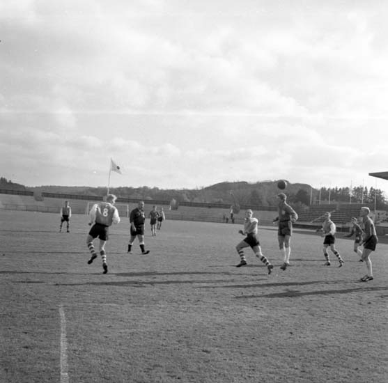 Fotbollsmatch, troligen mellan UIS och Munkedal