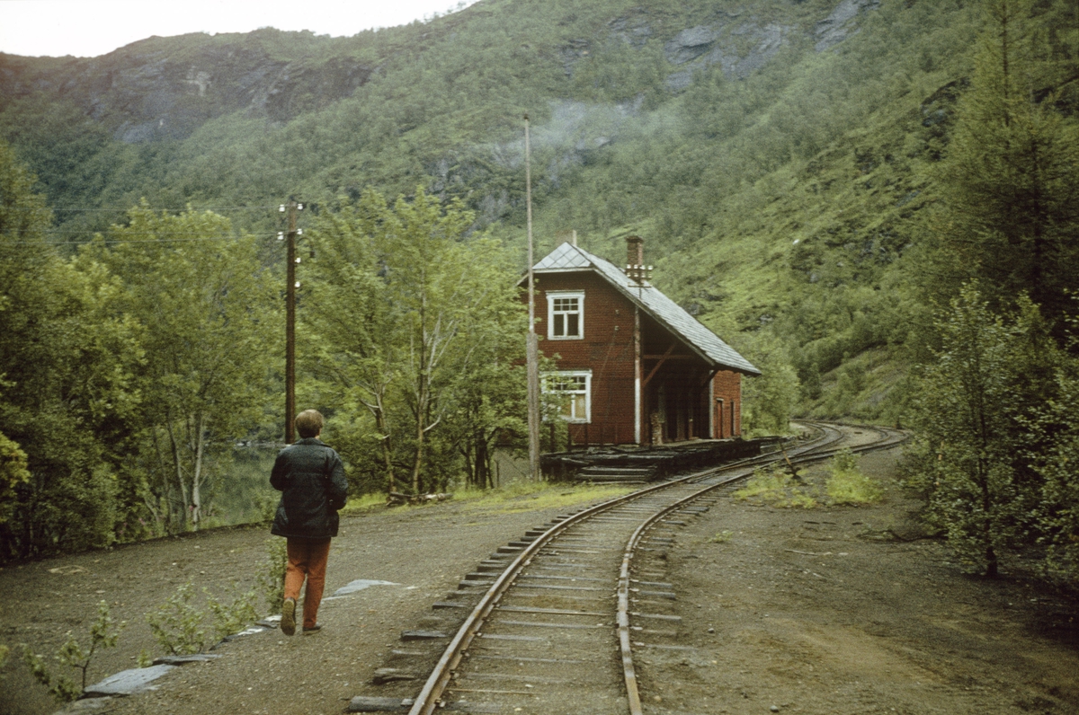 Fra Sjønstå stasjon på Sulitjelmabanen