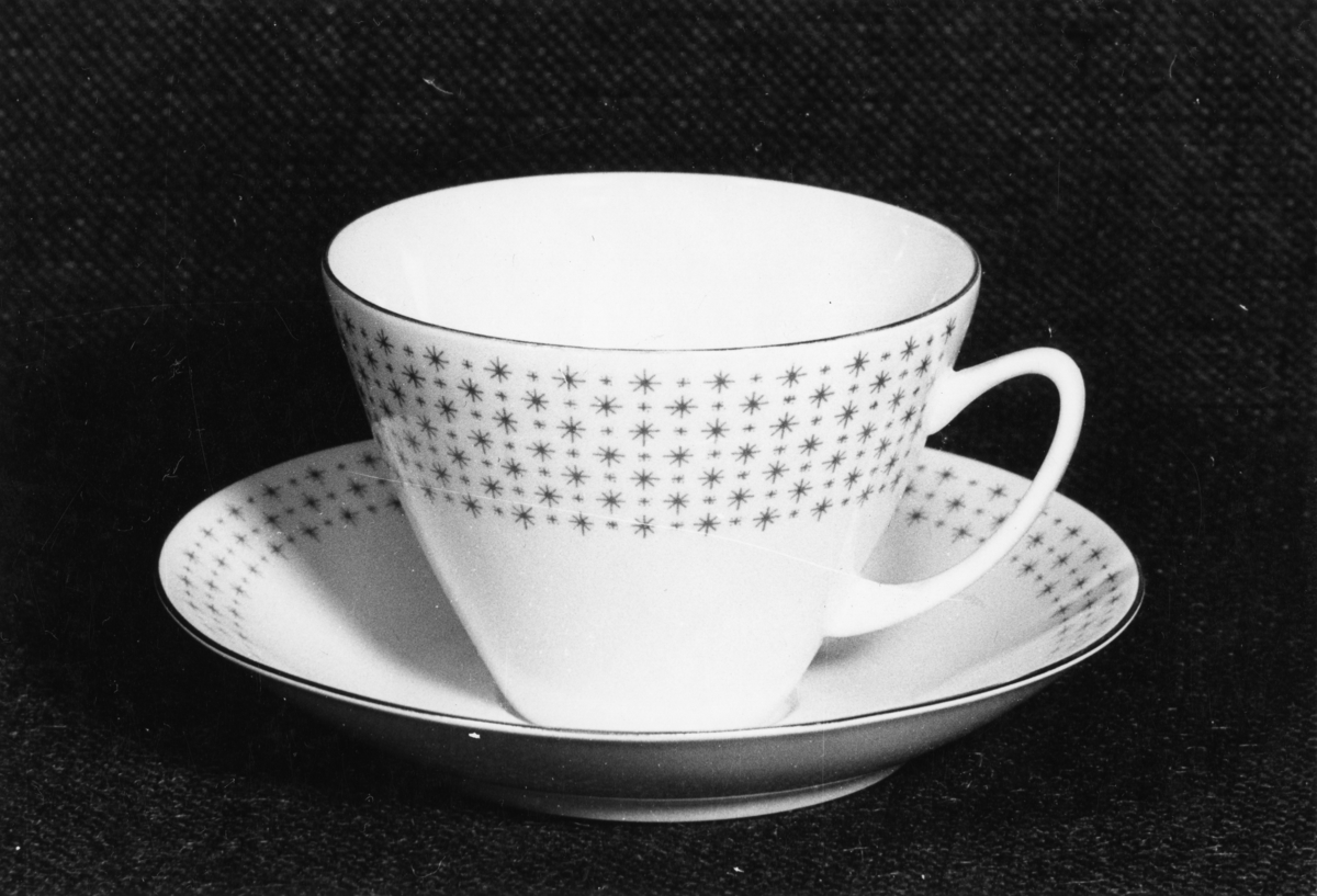 Produktfoto av kaffeserviser, kopp m/skål