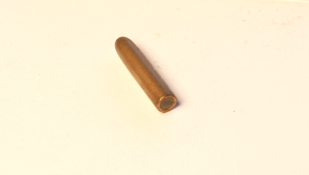 Rørformet 10,1 gr. blymantlet kule til Cal. 6,5 mm.