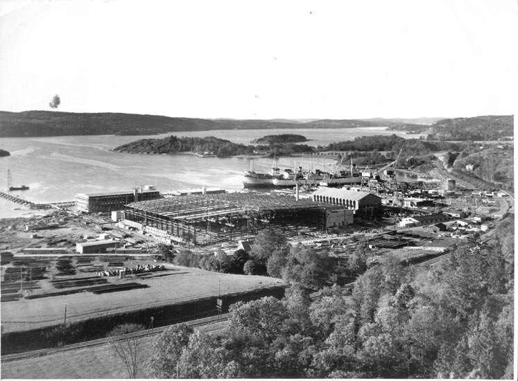 Uddevallavarvet omkring 1945 - 1949