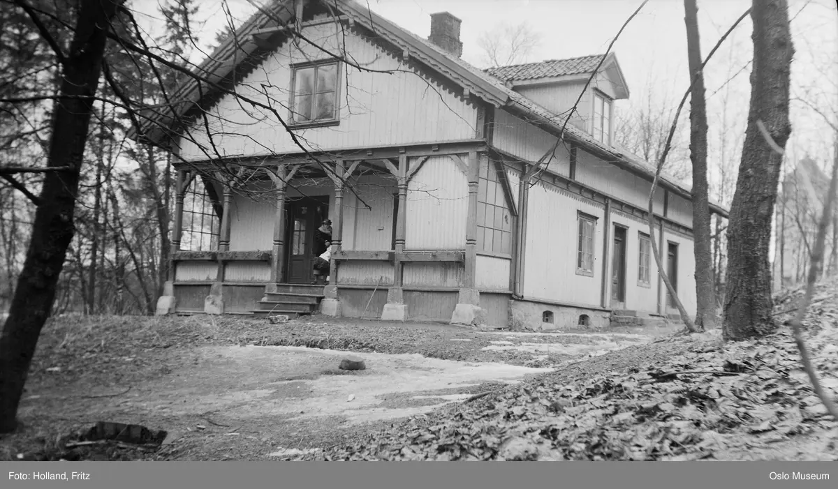 Sinsen gård, revet 1936. - Oslo Museum / DigitaltMuseum